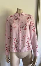 Image of NEW Ted Baker Atterba Blossom Long Sleeve Shirt, Blouse Light Pink