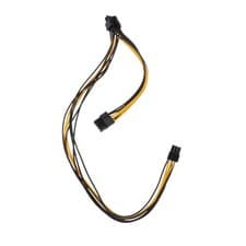 Image of 8 Pin to Dual PCIe 8 Pin PCI Express Power Extension Cable Card Power Cable