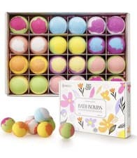 Image of 🛀🏻🫧🧽 24 Pcs DIY Three-layered Bath Bombs Skim Softening Mineral Formula