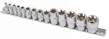 Image of LASER TOOLS 14 Pce FEMALE TORX STAR SOCKET SET E4 - E24