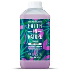 Image of Faith In Nature Natural Lavender & Geranium Body Wash Relaxing Shower Gel Veg...