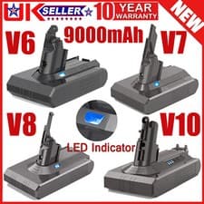 Image of 9.0Ah For Dyson V6 V7 V8 V10 Battery Replacement SV10 Animal SV11 SV12 Absolute