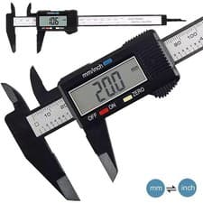 Image of METAL 6 INCH DIGITAL VERNIER CALIPER 150MM STAINLESS STEEL MICROMETER ELECTRONIC