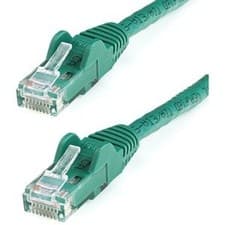 Image of Startech 100Ft Cat6 Ethernet Cable Green Snagless Gigabit 100W Poe Utp 650Mhz Ca