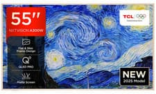Image of TCL NXTVISION 55A300W-UK 55 INCH 4K QLED FRAME DESIGN SMART TV MATTE DISPLAY