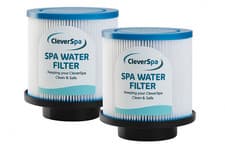 Image of CleverSpa Hot Tub Water Filter - 2 Pack - Screw On