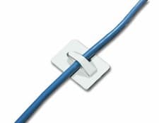 Image of Self Adhesive Sticky Back Cable Clips Fixings 4 Sizes