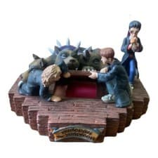 Image of Vintage Enesco Harry potter statue figurine through the trapdoor masterpiece co