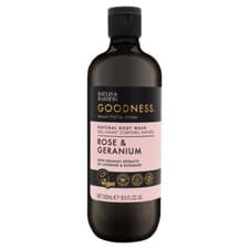 Image of Baylis & Harding Goodness Rose & Geranium Body Wash 500ml.