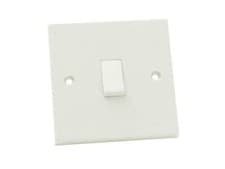 Image of Smj Light Switch 1 Gang 1 Way Trade Pack SMJPPLS1G1W