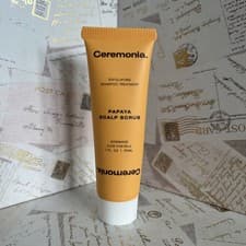 Image of Ceremonia Papaya Scalp Scrub Exfoliating Shampoo Treatment 30ml BNWOB Sealed