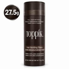 Image of Toppik Hair Building Fibres Dark Brown 27.5g Thickening Concealer UK