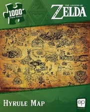 Image of ZELDA HYRULE MAP PUZZLE GAME (1000 PIECES)