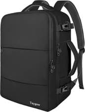 Image of 44L Cabin Bag Travel Backpack Hand Luggage Flight Approved Laptop Black