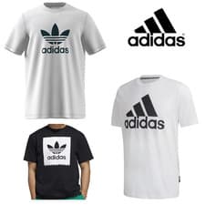 Image of Mens Adidas T-Shirt 100% Cotton Short Sleeve Casual Fashion Tee UK S-XL