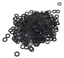 Image of Rubber Hose Washers Washing Machine Shower Gaskets 3/4" Pipe Head Flexible Seals