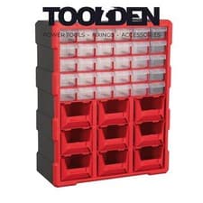 Image of Sealey APDC39R Cabinet Box 39 Drawer - Red/Black