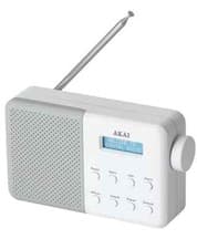 Image of Akai Portable FM/DAB Radio - A61041G - Grey - Your Perfect On-the-Go Companion!