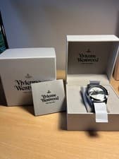 Image of Vivienne Westwood The Blackwall Watch, VV293BKBK New With Box And Booklet.