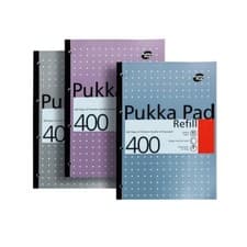 Image of Pukka Pad, Refill Pad A4, 400 Page (Colours May Vary) (REF400)