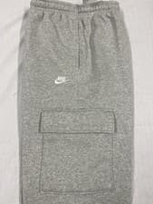 Image of Nike Standard Grey Fit Taper Leg Men's Trousers Size L New with Tags Free Post