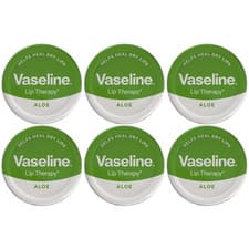 Image of 6 x Vaseline Lip Therapy Aloe Vera Tin 20G (6 Pack)