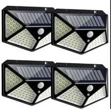 Image of 6X Solar Power PIR Motion Sensor Wall Lights 100LED Outdoor Garden Security Lamp