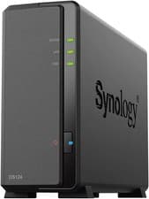 Image of Synology DS124 1-Bay NAS – RTD1619B Quad-Core, 1GB RAM, Personal Cloud DISKLESS