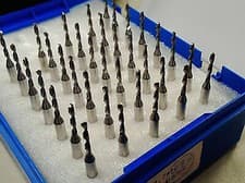 Image of 50x Φ0.1mm ~ 3.175mm Carbide Micro Drill Bits CNC PCB Dremel Portable 1/8" Shank