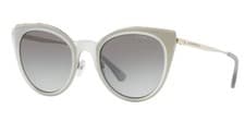 Image of Emporio Armani EA2063 3015/11 Grey Silver Sunglasses Grey Gradient Lens 52-23