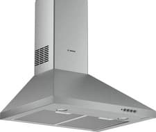 Image of Bosch Series 2 DWP64CC50M 60cm Chimney Cooker Hood - Stainless Steel