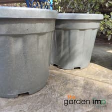 Image of 30L Heavy Duty Plant Pots 40cm Round Strong Rim Garden Planter Outdoor Container