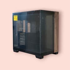 Image of @NEW/MINOR ISSUE@ Antec C8 WOOD Gaming Case Glass E-ATX Dual Chamber Black VAN05