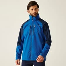 Image of Regatta Mens Gents Calderdale VI Waterproof Breathable Hooded Jacket Coat RMW417