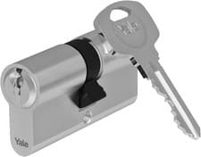 Image of Yale 500 Plus Series Euro Profile Cylinder - Double - 30/30 - Satin Nickel - Box