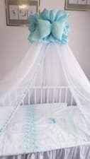 Image of Luxury Baby Cot Bedding Set Pillow Quilt New Handmade