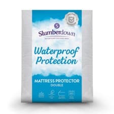 Image of Slumberdown Waterproof Mattress Protector - Double