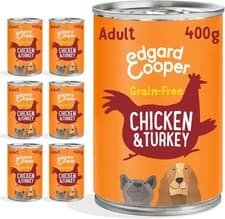 Image of Edgard Cooper | Wet Dog Food in Gravy | Grain-Free Chicken & Turkey | 6 x 400g