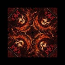 Image of Slayer Bandana Repentless Band Logo new Official Black 21in x 21in One Size