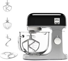 Image of Kenwood kMix Stand Mixer Kitchen Machine 5 Litre Glass Bowl 1000W KMX754BK