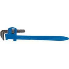 Image of Draper Adjustable Pipe Wrench Hardened & Tempered High Carbon Steel 600mm