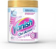 Image of 6 PACK Vanish Gold Oxi Action Powder Stain Remover Crystal White 1.5kg = 9kg