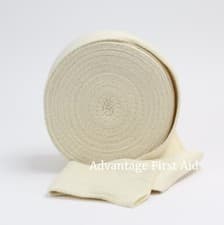 Image of Elasticated Tubular Support & Compression Bandage. White / Cream Sterogrip.