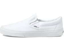 Image of VANS Classic Slip-On True White Shoes Classic Canvas Men’s/ Women’s Sneakers