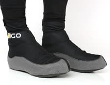 Image of NEW EIGO WINTER BICYCLE CYCLE MTB ROAD RACING TOURING NEOPRENE OVERSHOES BLACK