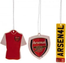 Image of Car Accessories - Official Arsenal FC Air Freshener (3 Pack) - Novelty Football