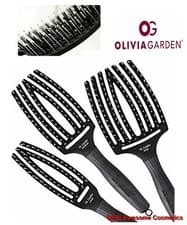 Image of Olivia Garden FingerBrush Combo Blend of Boar and Nylon Bristles Hair Brush