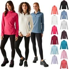 Image of Ladies Regatta Sweethart Lightweight Outdoor Midlayer Half-Zip Fleece Pullover