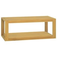 Image of Bathroom Cabinet Washroom Sink Unit Basin Cupboard Solid Wood Teak vidaXL