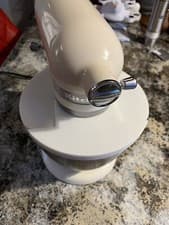 Image of Pour Shield Anti Splash Guard Lid Bowl Cover KitchenAid Mini Stand Mixer 3.3l